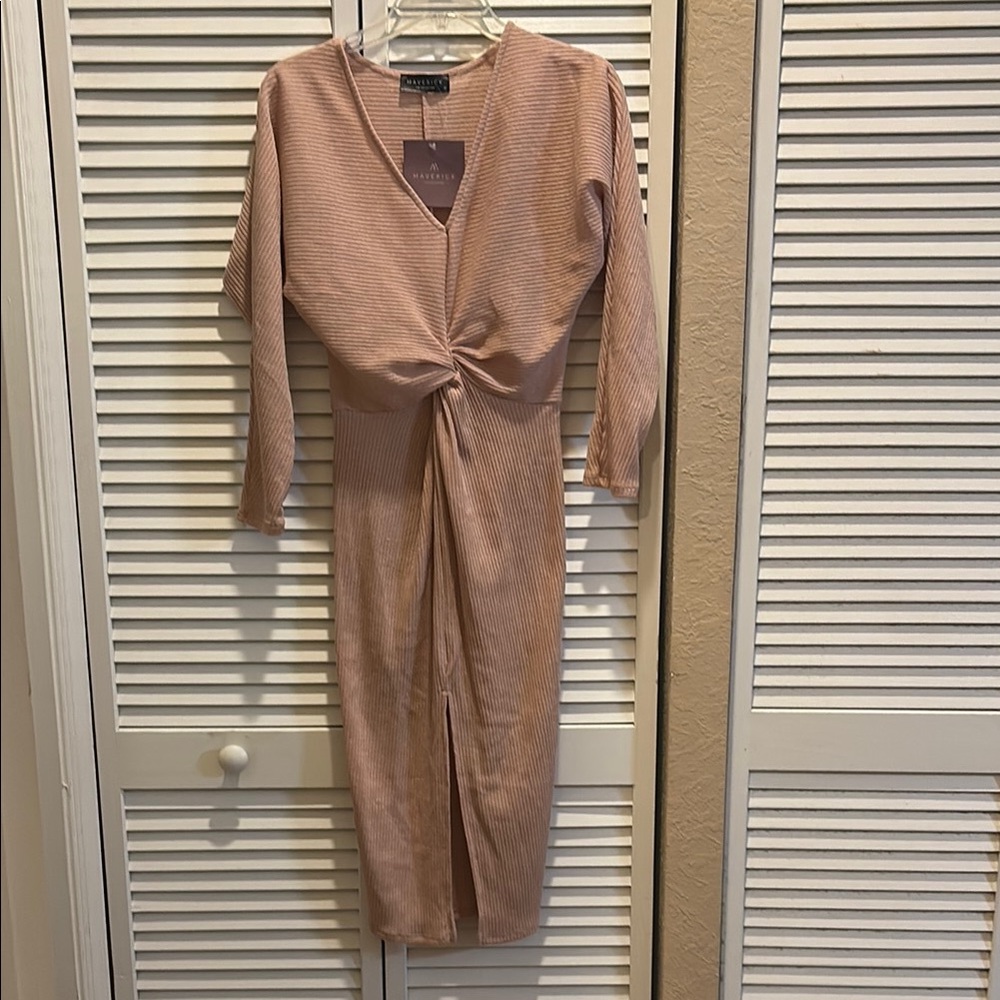 New Blush Long Sleeve Dress
